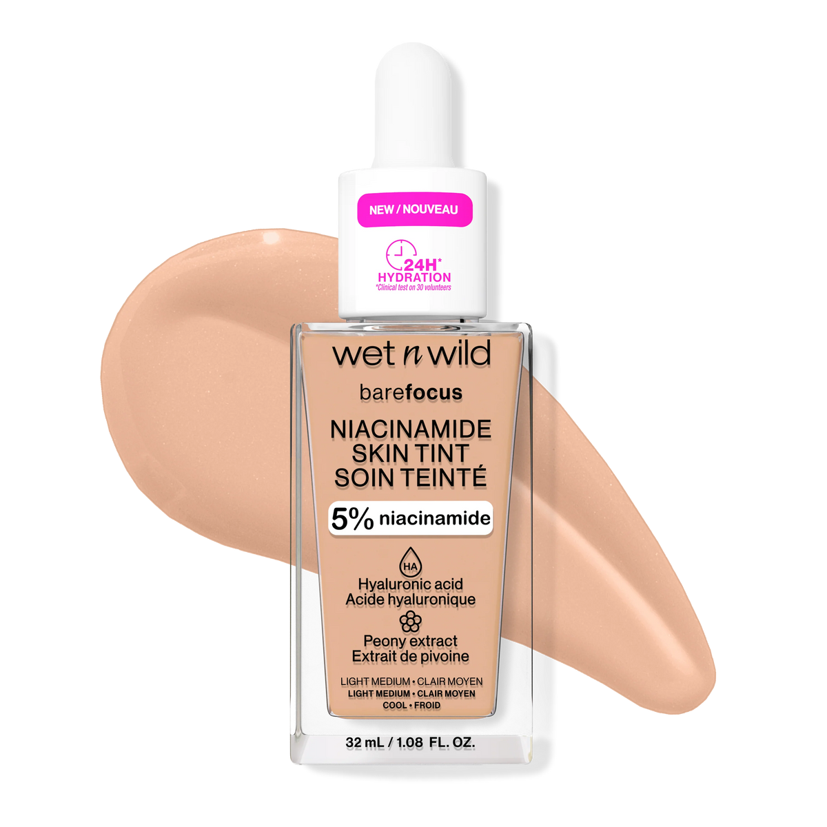 Bare Focus Niacinamide Skin Tint | Light Medium